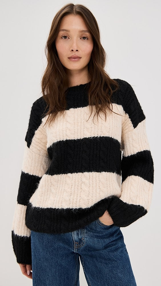 Striped Chunky Sweater